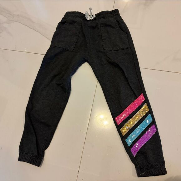 Active USA Black and Pink Joggers with Vibrant Stripes#2 - Picture 1 of 7